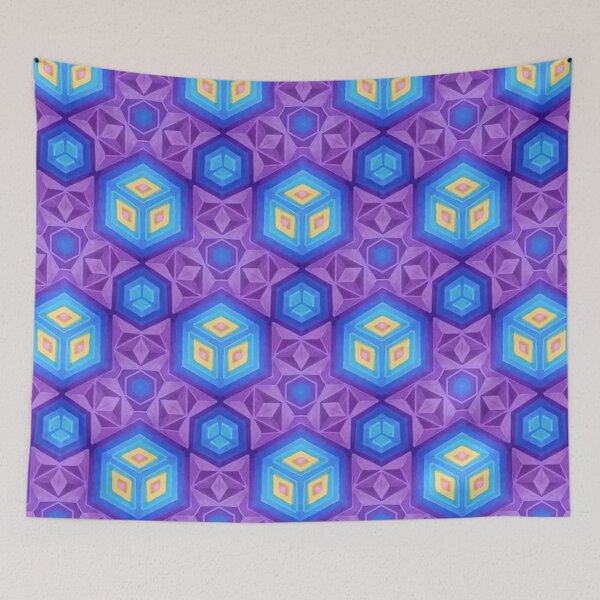 Item preview, Geometric Cube Facet designed and sold by Magick Temple.