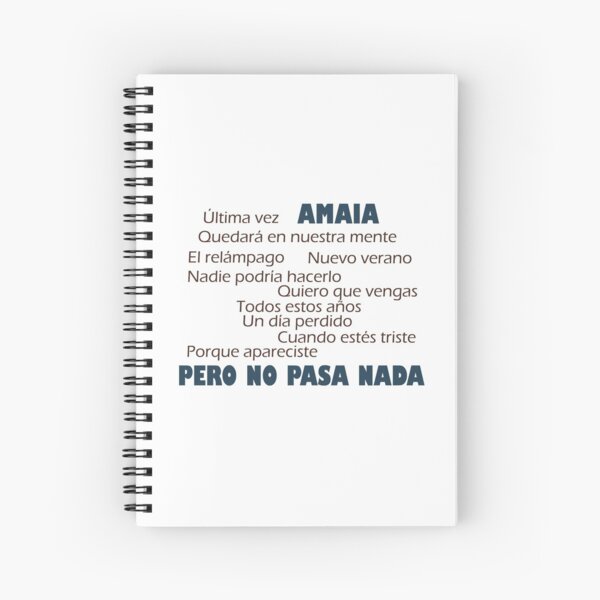 Vista previa del artículo con la obra «Amaia, pero no pasa nada», diseñado y vendido por sofiascgs.