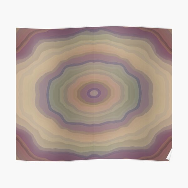 Cornflower Blue Tunnel Poster