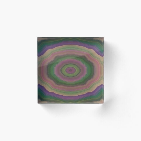 Futuristic Tunnel Acrylic Block