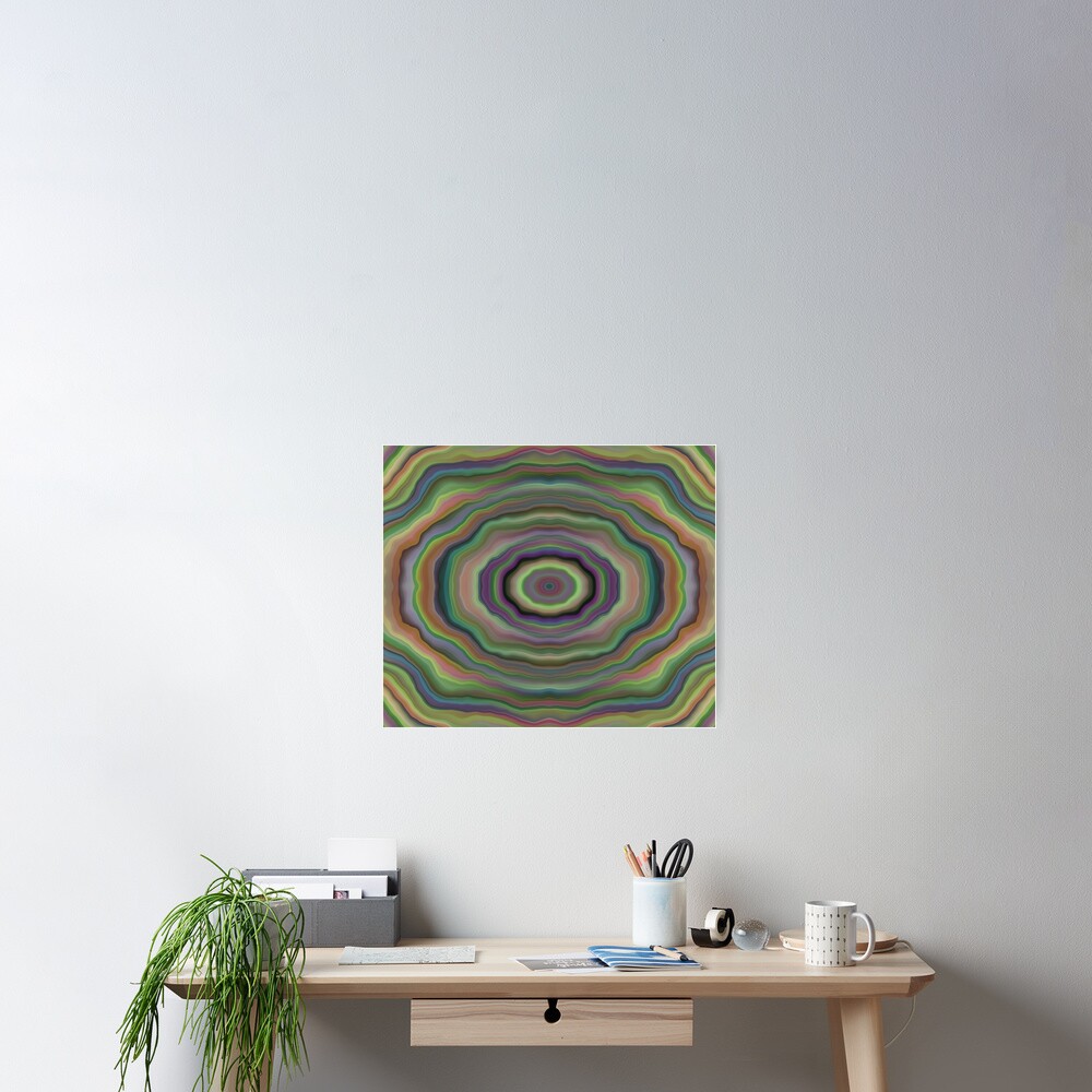 Colorful Tunnel Poster