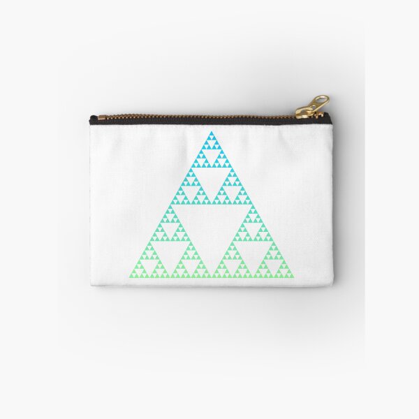 Item preview, Sierpinski Triangle - Blue / Green Gradient designed and sold by ilexdesigns.