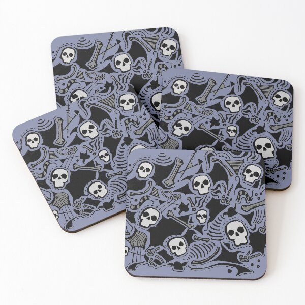 Item preview, Abstract Skulls and Bones designed and sold by MVanHyll.