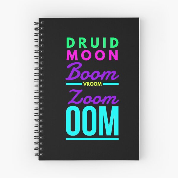 Item preview,  Druid Gaming Logo for T-Shirts -Boom - Zoom - Moon - OOM A 80s Style G/P/G/Y designed and sold by CloudDance.