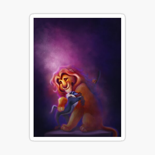 Mufasa Sticker For Sale By Anmniniel Redbubble