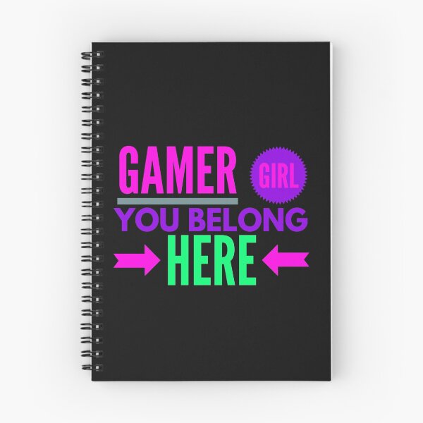 Item preview, Gamer Girl you BELONG HERE! - Fun Con Shirt Logo for Making New Friends designed and sold by CloudDance.