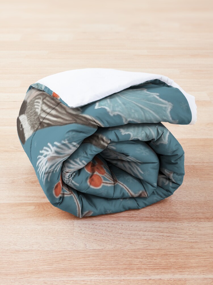 Alternate view of Winter Birds Comforter