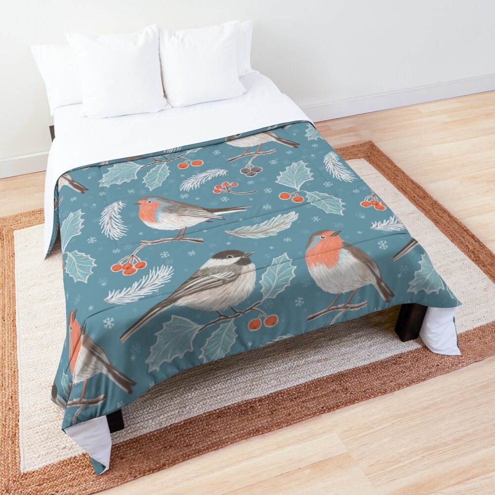 Winter Birds Comforter