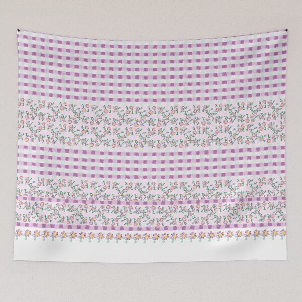 Item preview, Pink Garden Border Print designed and sold by Sharon Schwalbe.