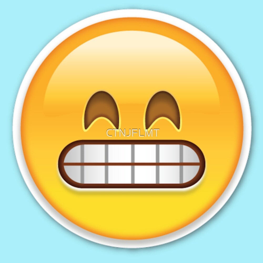 "Frustrated Emoji" by CTNJFLMT Redbubble