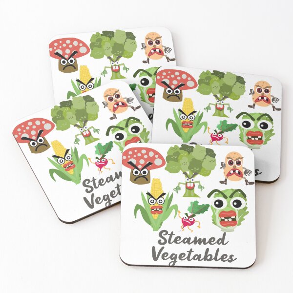 Item preview, Steamed Vegetables Funny Pun Design designed and sold by MclaughlinGifts.