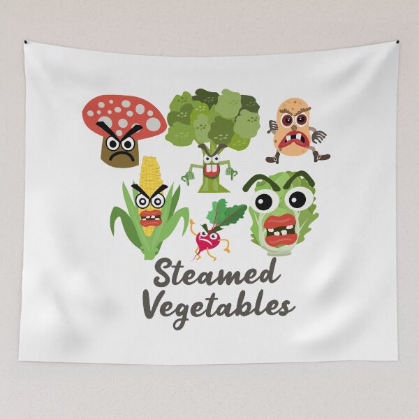Item preview, Steamed Vegetables Funny Pun Design designed and sold by MclaughlinGifts.
