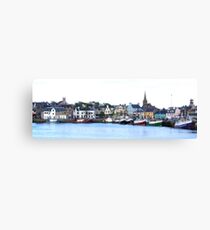 Stornoway harbour Canvas Print