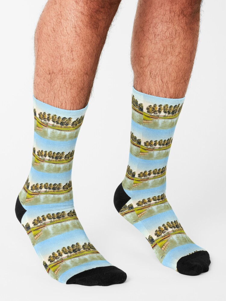 Alternate view of Sawgrass Golf Course Hole 17 Socks