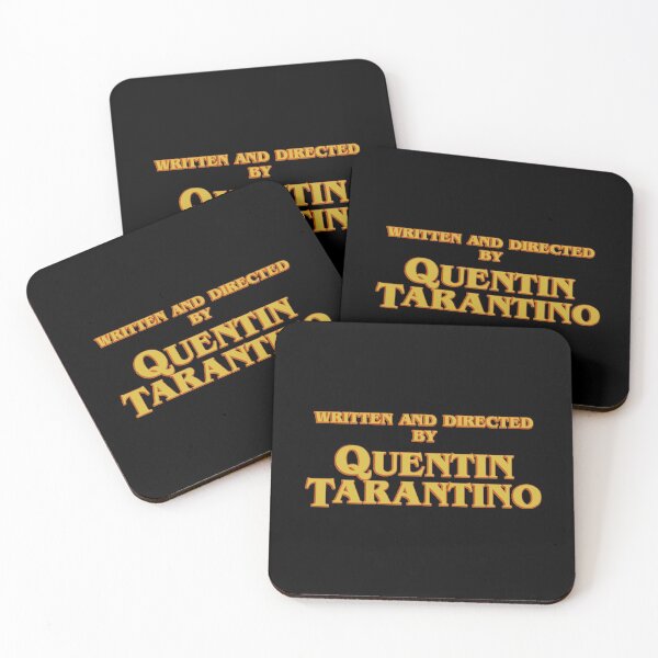 Written and Directed by Quentin Tarantino Coasters (Set of 4)