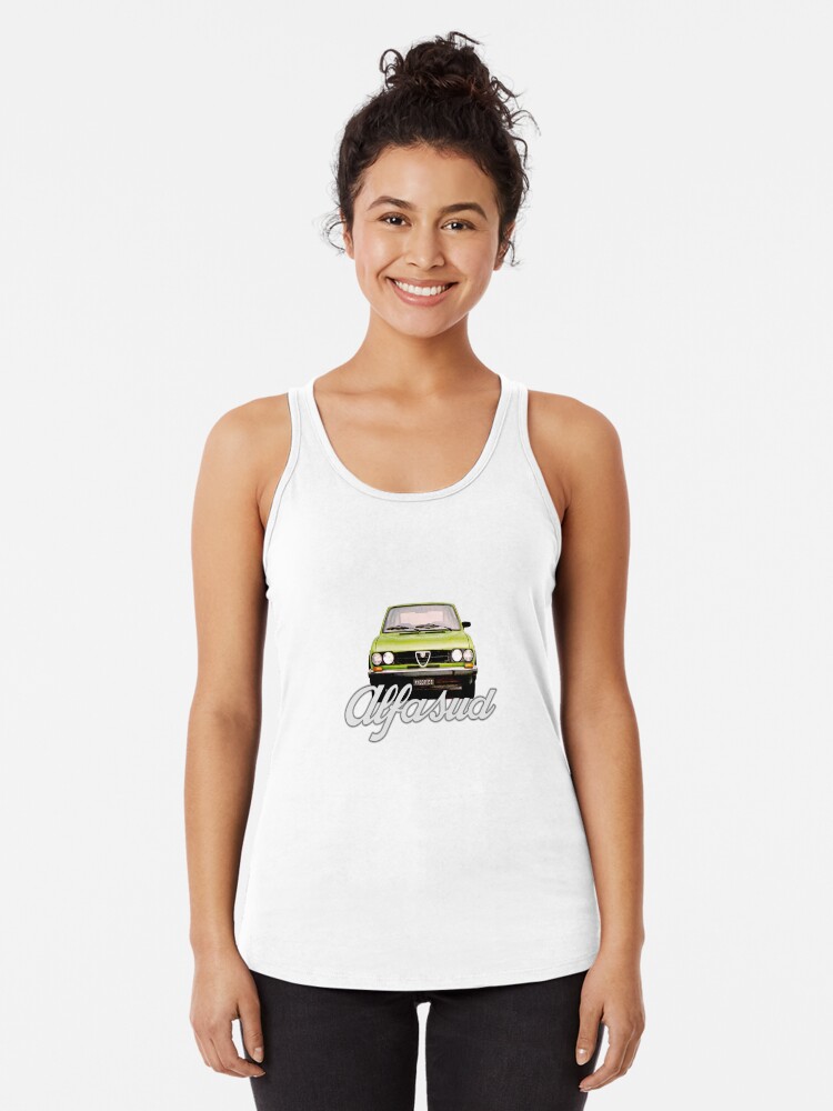 Thumbnail 1 of 3, Racerback Tank Top, Lime Alfasud designed and sold by evanbottcher.
