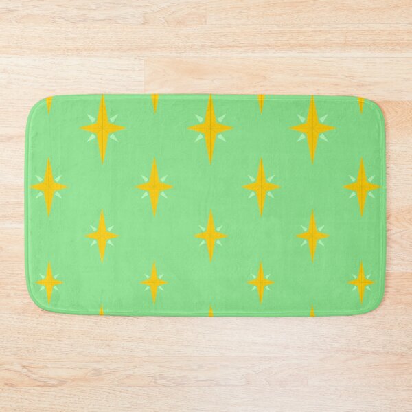 Item preview, Golden Starbursts in Jade designed and sold by Christine Crawford.