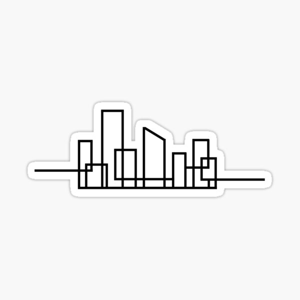 DDA Skyline Sticker