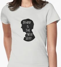 Brainy is the new sexy Women's Fitted T-Shirt