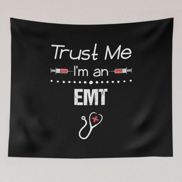 Item preview, EMT Quote Funny Trust Me Syringe Paramedic First Responder  designed and sold by CreatedByHeidi.