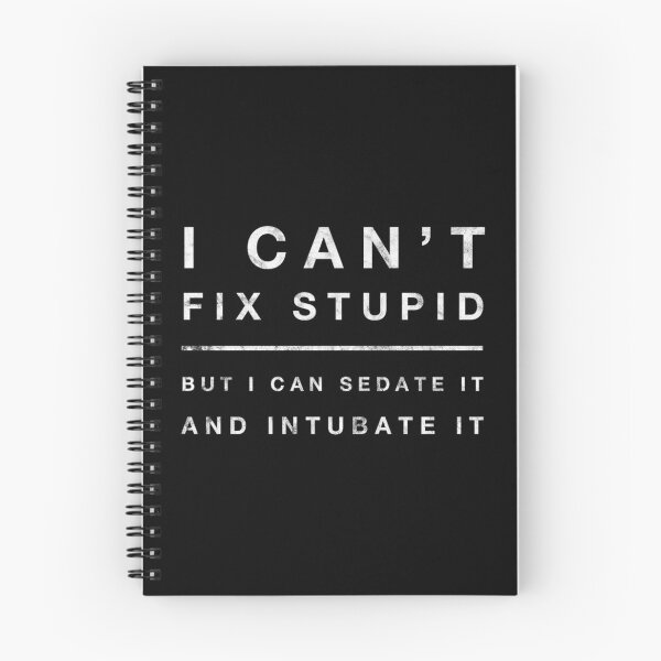 Item preview, EMT Quote Funny Can't Fix Stupid Sedate First Responder Gift  designed and sold by CreatedByHeidi.