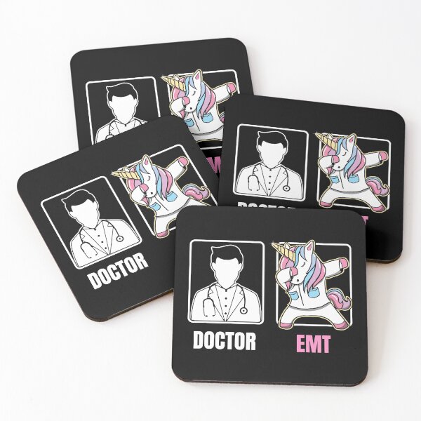 Item preview, EMT Dabbing Unicorn Funny Boring Doctor Quote Fun Paramedic  designed and sold by CreatedByHeidi.