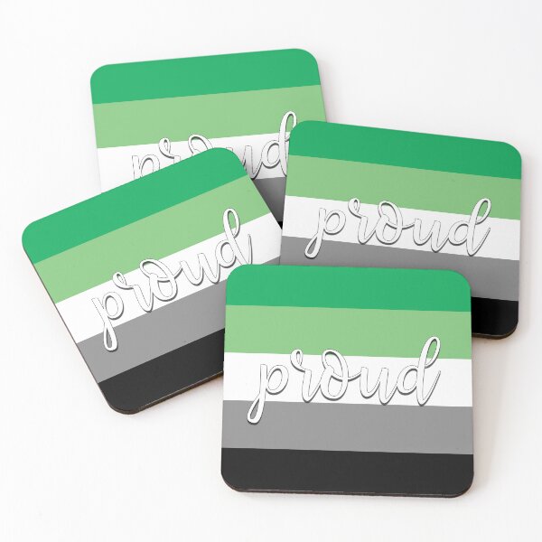 Item preview, proud: aromantic pride colors designed and sold by bnbdesigns.