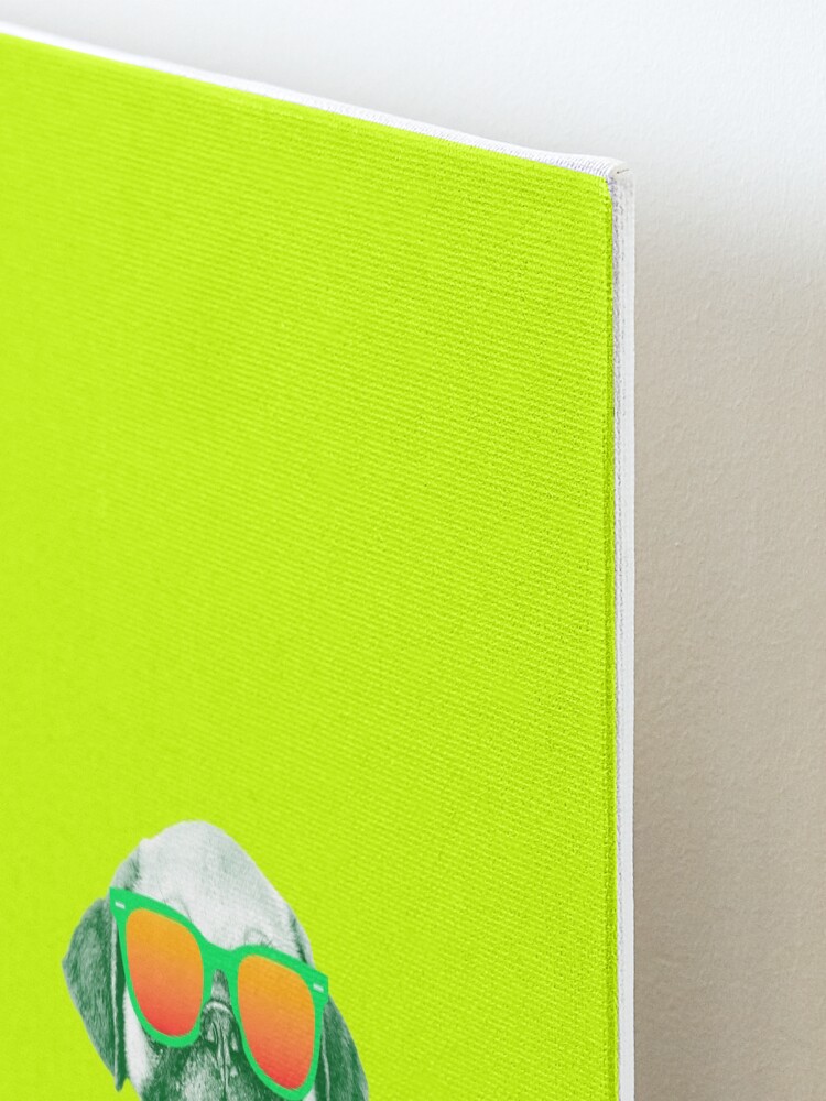 Alternate view of Funny Dog with Sunglasses Mounted Print