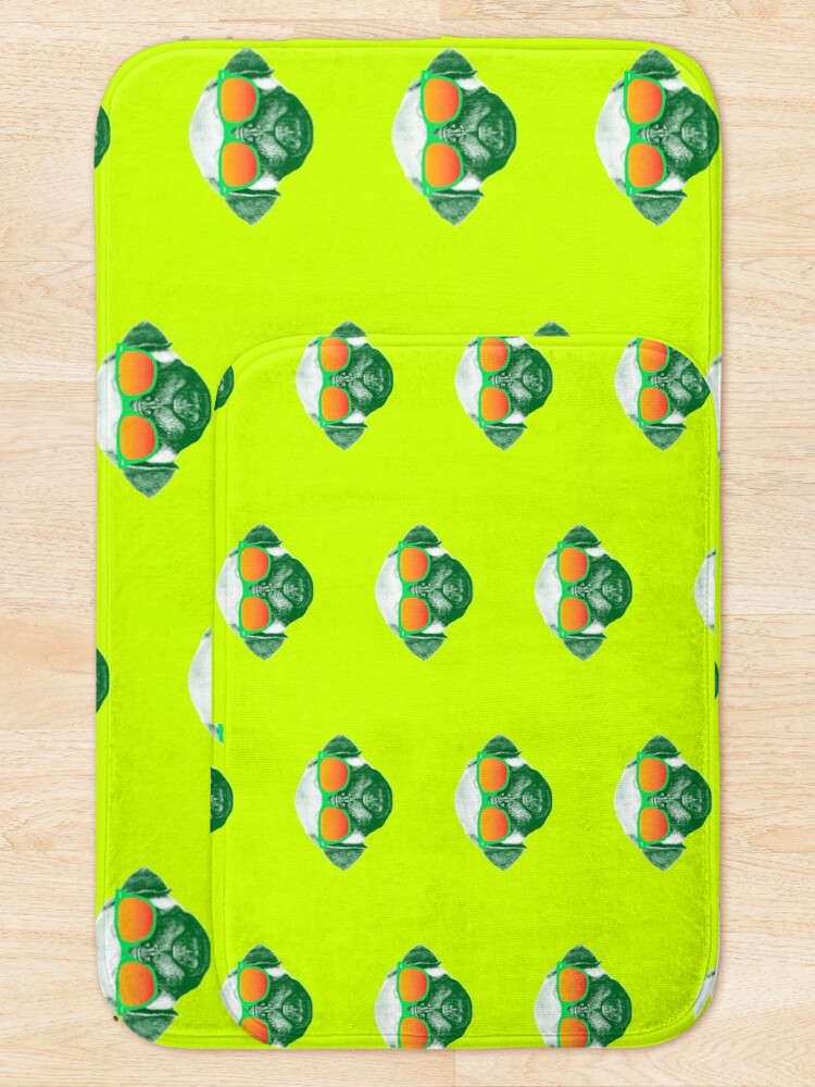 Alternate view of Funny Dog with Sunglasses Bath Mat