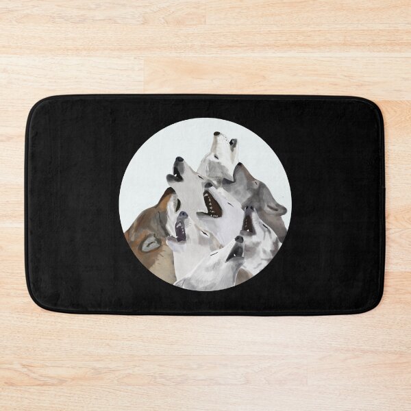 Item preview, Wolves Howling at the Moon designed and sold by Amy Hadden.