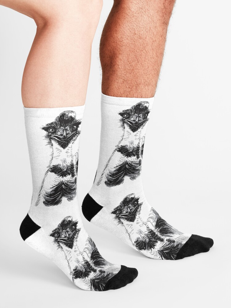 Alternate view of Emu Black and White Socks
