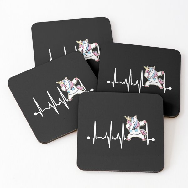 Item preview, EMT Unicorn Funny Graphic Heartbeat Dabbing First Responder  designed and sold by CreatedByHeidi.
