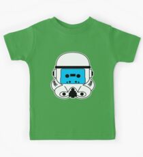 Cassette Trooper - Blue Kids Tee