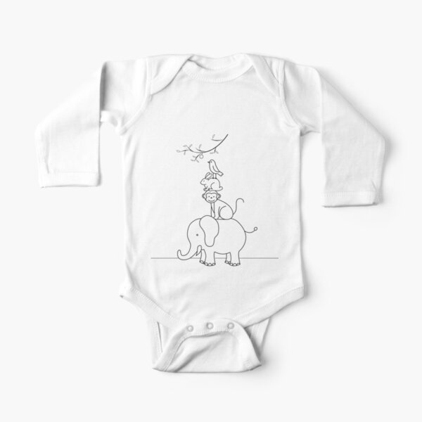Yoga Llama Omm Long Sleeve Natural Organic Baby Onesie Outfits Gift for Infant Boys Girls
