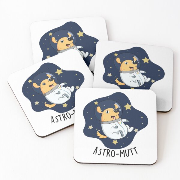 Item preview, Astromutt Astronaut Funny Dog Puns  designed and sold by punnybone.