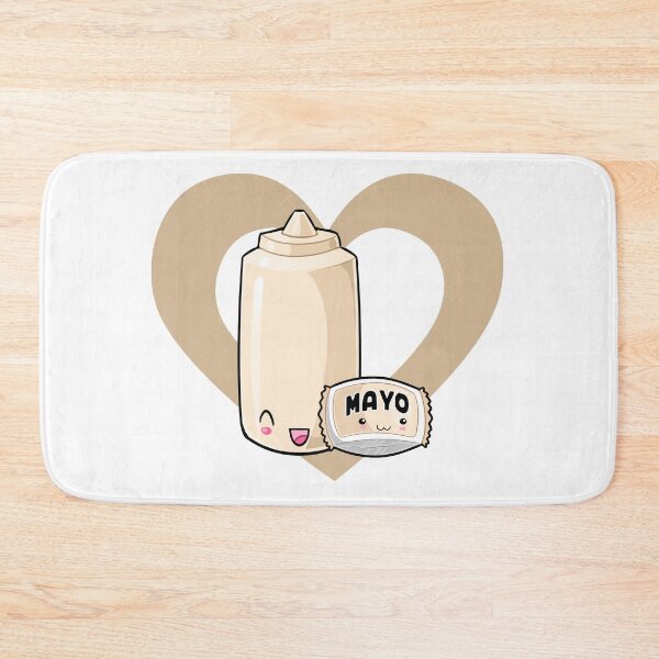 Item preview, Cute Kawaii Food Mayonnaise Heart designed and sold by eternallygifted.
