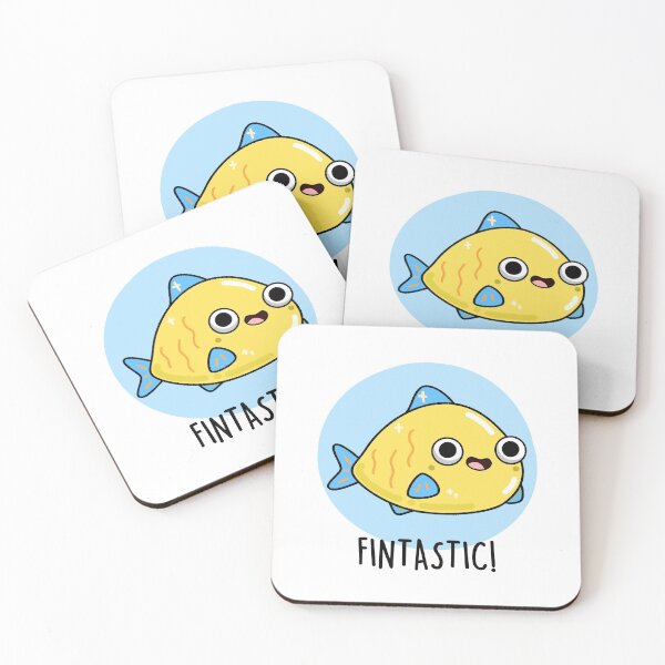 Item preview, Fintastic Funny Fish Puns  designed and sold by punnybone.