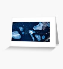 Mid-century Modern on the pond Greeting Card