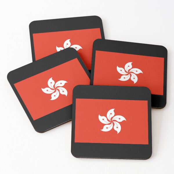 Item preview, Hong Kong Flag Holiday Gift Travelling Travel Protest designed and sold by Creekman Designs.