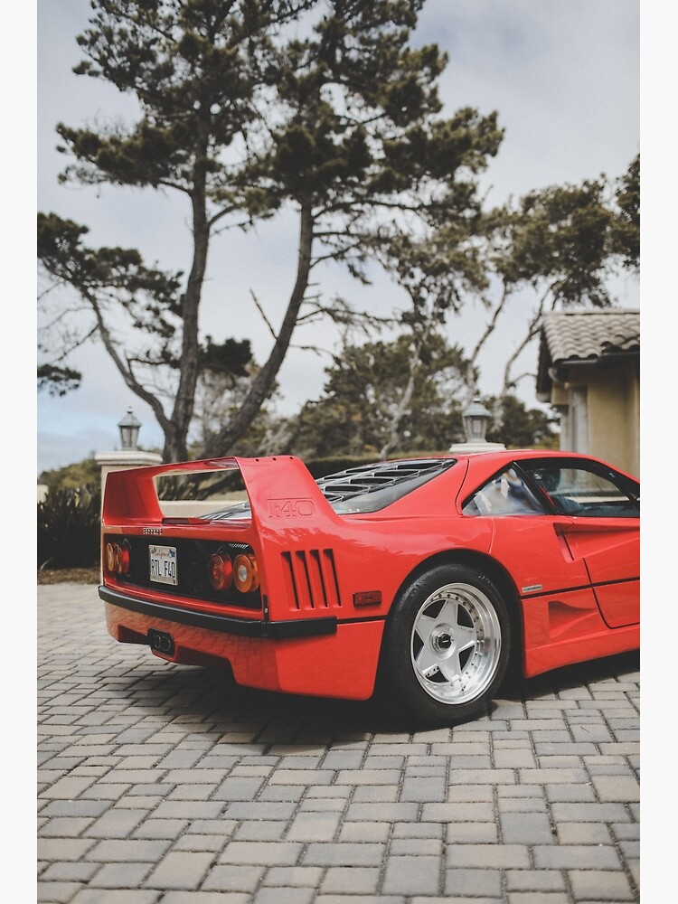 Ferrari F40 Poster - Speedflag – Fuelling your lifestyle.