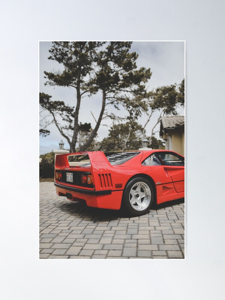 Ferrari F40 Poster