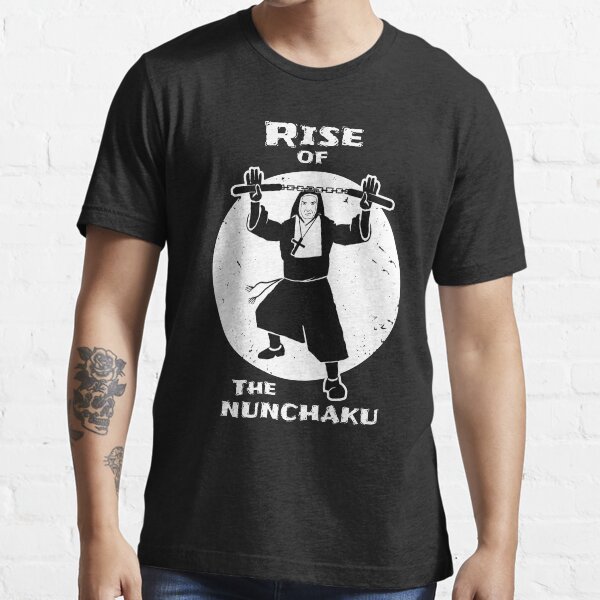 Rise Of The Nunchaku Nun Funny Martial Arts Pun Essential T-Shirt