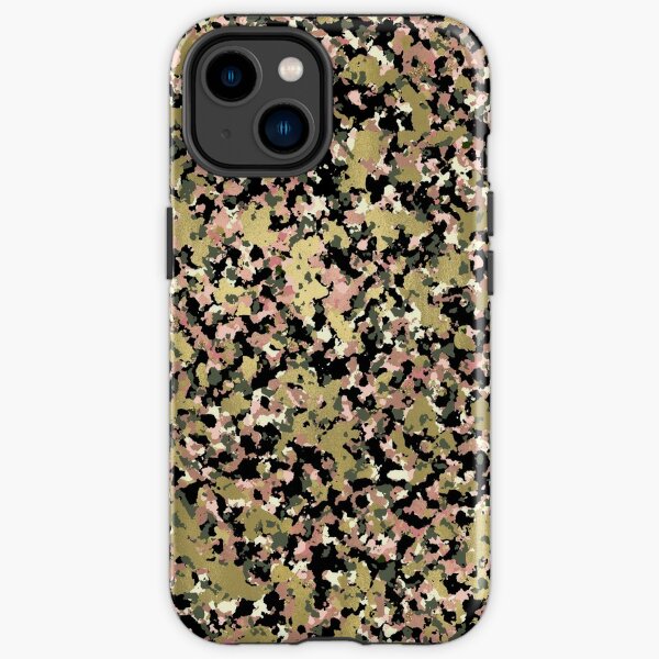 Designer Camo in Hot Pink iPhone 13 Case by Sterling Gold - Pixels