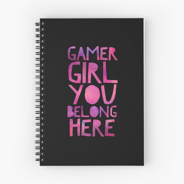 Item preview, Gamer Girl you BELONG HERE! - Fun Con Shirt Logo for Making New Friends 80s pink crush designed and sold by CloudDance.