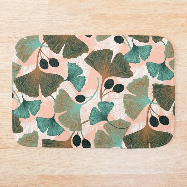 Item preview, Patrón de hojas de ginkgo designed and sold by NewBranchStudio.