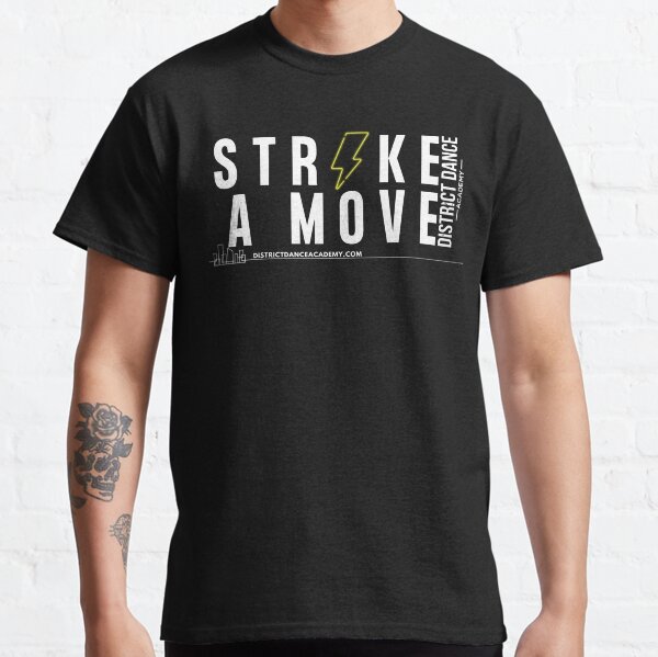 "Strike A Move" DDA Logo (White) Classic T-Shirt