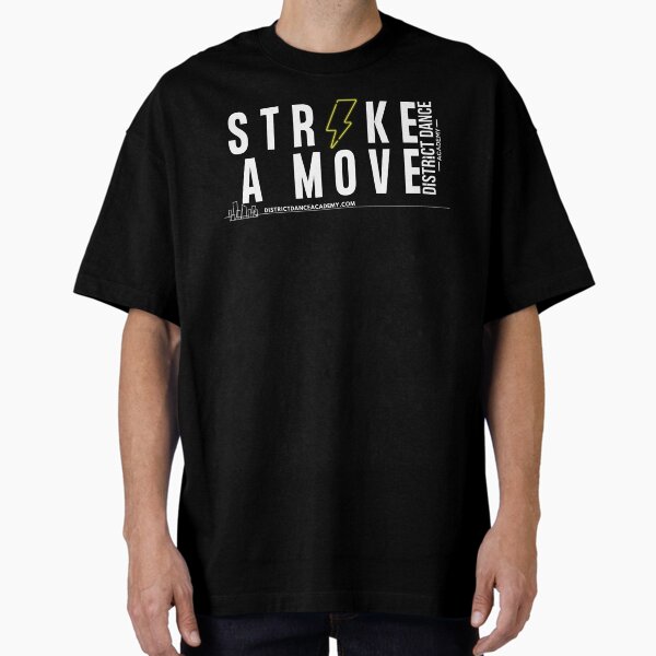 "Strike A Move" DDA Logo (White) Oversized T-Shirt