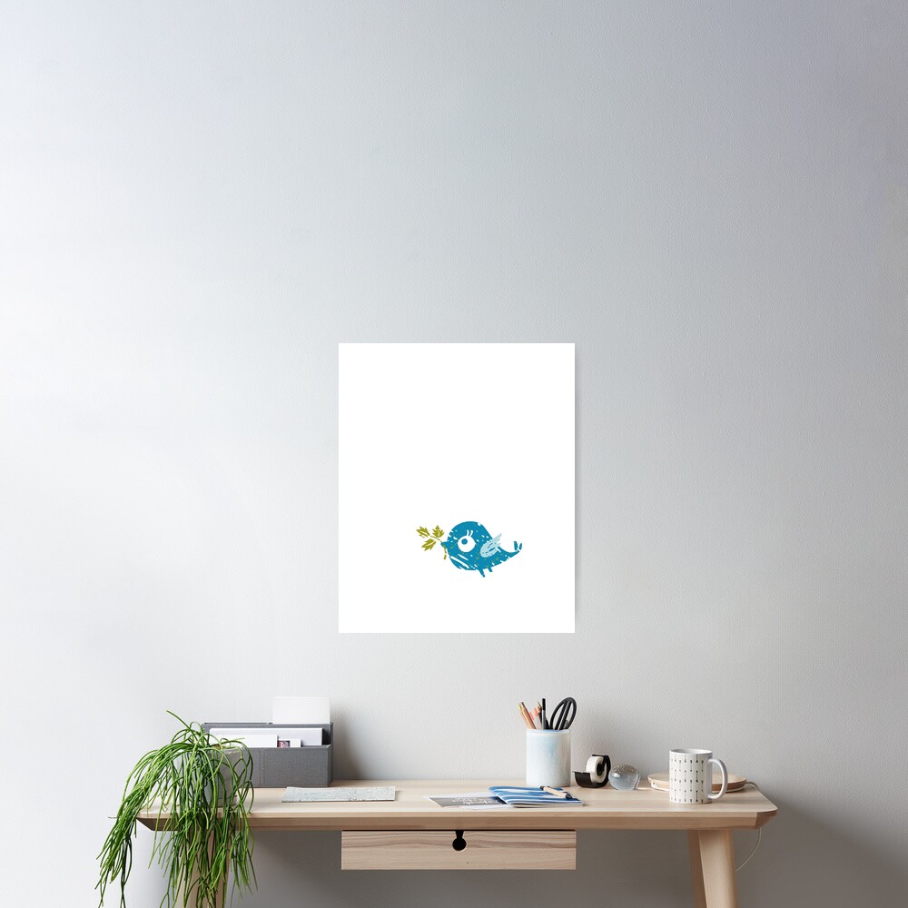 Blue Bird Poster