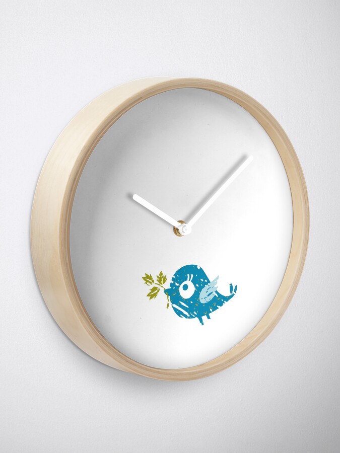 Alternate view of Blue Bird Clock