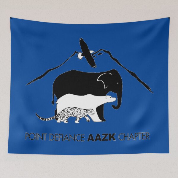 Item preview, Point Defiance AAZK Logo: Blue designed and sold by PtDefianceAAZK.